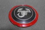 2012-2017 Fiat Abarth Scorpion Oem Wheel Center Hub Cap Red P/n 04726184AA. Fixed Price $29.99.