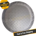 Adco 9757 Diamond Plated Gray 27" Diameter Rv Spare Tire Cover. Fixed Price $38.70.