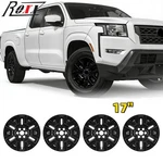 Fits Nissan Frontier Sv 2022-2024 Black 17" Wheel Skins Hub Caps Rim Covers. Fixed Price $82.99.