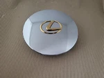 Lexus Chrome Center Cap (1) New W/gold Logo Fits P#10243-1. Fixed Price $34.88.