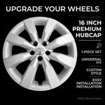 Fits 2014 2015 2016 Toyota Corolla 16" Hubcap Rim Wheel Cover 61172 New Snap On. Fixed Price $24.02.