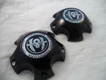 Hardcore Off-road Wheels Gloss Black Center Caps # HC10-5H114-CAP (2). Fixed Price $79.77.