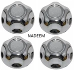 Set Of 4 Ford 5 Lug Chrome Center Wheel Cover Rim Caps Small Middle Hubs. Fixed Price $59.98.