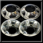 2018-2019 Gmc Sierra 3500 17" Dually Chrome Wheel Simulators Hubcaps Liners. Fixed Price $499.00.