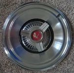 Amc Rambler Tri-bar Spinner Hubcap, Wheel Cover, 14". Fixed Price $200.00.