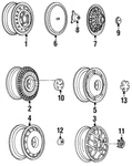 Genuine Gm Hub Cap 25532813. Fixed Price $12.47.