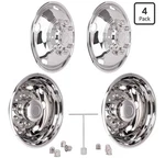 2005-2022 Ford F450 F550 19.5" 10 Lug Dual Wheel Simulators Rim Covers Liners. Fixed Price $209.96.