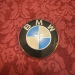 Bmw Black Blue White Oem Center Cap 2-1/8" 56MM 3613 10333410 6850834 ONE/1*. Fixed Price $16.00.