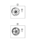 Genuine Mopar Cast Aluminum Wheel Kit 82213126AC. Fixed Price $248.38.