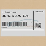 Genuine Bmw 36135A7C6D5 - Insert. Fixed Price $105.70.