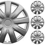 Pacrim 15" Universal Silver Wheel Covers/hubcaps Toyota Camry Style Set Of 4. Fixed Price $48.99.