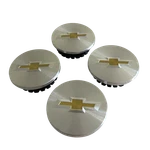 Chevrolet Center Caps Silver Hubcap Gold Logo For Chevy Impala Equinox Cruze. Fixed Price $23.82.