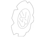 Genuine Volkswagen Center Cap 1C0-601-149-R-8Z8. Fixed Price $52.69.