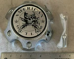 New American Outlaw Rim Chrome Screw In Wheel Hub Cover Center Cap BC-789S 6 Lug. Fixed Price $65.00.
