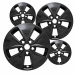 Set Of Gloss Black Inch Impostor Wheel Skins For 14-16 Kia Soul Rim Covers. Fixed Price $86.95.