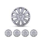 17 Inch Hubcaps Set Of 4 Silver Lacquer Wheel Rims Covers Abs & Pc Material U.... Fixed Price $63.00.