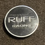 Ruff Racing Custom Wheel Black Center Cap 776C01 S1105-06-13. Fixed Price $49.99.