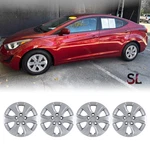 15" Hubcaps Set Of 4 For 2011-2016 Hyundai Elantra Wheel Cover Silver Direct Fit. Fixed Price $44.99.
