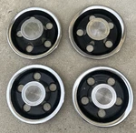 1966 1967 1968 Pontiac Gto Firebird Rally Wheel Center Caps Original Set 4. Fixed Price $190.84.