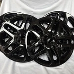 Set Of 4 Gloss Black 17" Impostor Wheel Skins 13-15 Ford Fusion Rim Covers. Fixed Price $95.99.