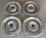 1956 Cadillac Wheelcover Set (4) Used Original Hubcaps Hot Rod Custom. Fixed Price $125.00.