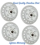 16" Mercedes Sprinter 2500 3500 Steel Hubcap Covers For 18 Hole Single Wheels. Fixed Price $333.88.