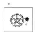 Genuine Mopar Wheel Center Cap 5093239AA. Fixed Price $7.20.