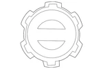 Genuine Nissan Center Cap 40343-7B415. Fixed Price $82.10.