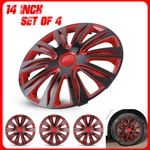 14" Set Of Black&orange Snap On Full Hub Caps Wheel Covers Fits R14 Tire Rim. Fixed Price $42.99.