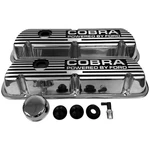 Nos Ford Racing Cobra Powered By Polished Finned Valve Covers With Tube. Fixed Price $225.00.