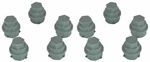 Dorman Grey Lug Nut Cover M24-2.0 Hex 19MM Set 10 For Chevy Buick Pontiac Saturn. Fixed Price $17.95.