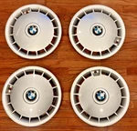 Set Of Oem Genuine Bmw 3-SERIES E30 E28 318I 325I Hub Caps 14 Inch Dia Vintage. Fixed Price $155.00.