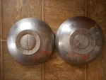 Kaiser Vintage Hubcaps 1951 1952 As Model Lot Of Abused Salvage Dented. Fixed Price $48.51.