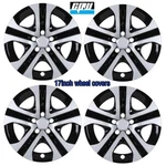Pack 17" Wheel Covers Snap On Hubcap Silver & Black For 2013-2018 Toyota RAV4. Fixed Price $57.64.
