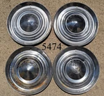1953 Pontiac Chieftain Deluxe Catalina Set Of 4 Hubcaps Wheel Covers 15" Oem. Fixed Price $127.50.