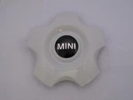Genuine New Mini White Centre Cap Wheel Hub For R50 R52 R56 R55 R57 36136769756. Fixed Price $118.47.