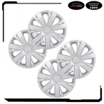 4PC 16" Silver Hub Caps 1-TONE Abs Plastic Rim Covers Fits All Makes Models. Fixed Price $45.37.