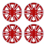 15" Wheel Covers Snap On Universal Full Hub Caps Tire+steel Rim Red R15 Set Of 4. Fixed Price $39.94.