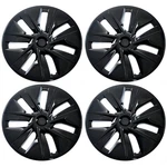 Chrome Delete Gloss Black 19" Wheel Covers For 2020-2024 Tesla Model Y. Fixed Price $129.99.