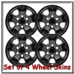 Set Of 4 Black Wheel Skins Hubcaps 16" 2005-2017 Toyota Tacoma Covers. Fixed Price $160.00.