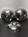1948 1949 1950 1951 1952 1953 1954 Packard Chrome Steel Hub Caps 403031 Oem. Fixed Price $144.49.