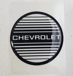 Nos Oem Chevrolet Monte Carlo Center Cap Insert 1983 - 88 Black W/silver Letters. Fixed Price $14.99.
