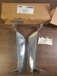 Nos Ford C5ZZ-17997-B C5ZZ-17996-C 1965 1966 Mustang Front Bumper Guards. Fixed Price $124.99.