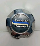 Rarer Vintage American Racing 89-8027 Chrome Center Hub Cover, Raised Writing!. Fixed Price $12.50.