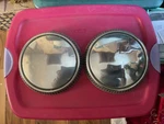 Original Vintage Pair Of 1970 Ford Pinto Dog Dish Hubcaps. Fixed Price $24.00.