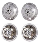 Pacific Dual 43-1608 Wheel Simulator Stainless Steel Front And Rear 17" Lug. Fixed Price $328.33.
