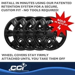 Coast To IWC54016BLK Gloss Black Wheel Cover Set 2019-2023 Ford Ranger. Fixed Price $66.60.