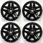 Set Of 4PCS 2013-2016 Ford Fusion 17" Black Wheel Skin Hubcap Cover Alloy. Fixed Price $70.00.