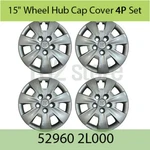 Oem 529602L000 15" Wheel Hub Cap Cover 4P Set For Hyundai Elantra 07-10. Fixed Price $170.90.