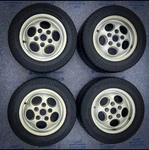 Porsche Wheels Set 15" Phone Dials Rims 5X130. Fixed Price $799.00.